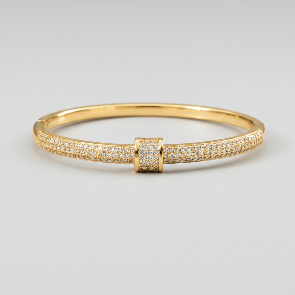 Brazalete Dorado Microcirconia Horizonte