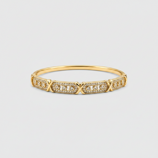 Brazalete Dorado Microcirconia Eterna