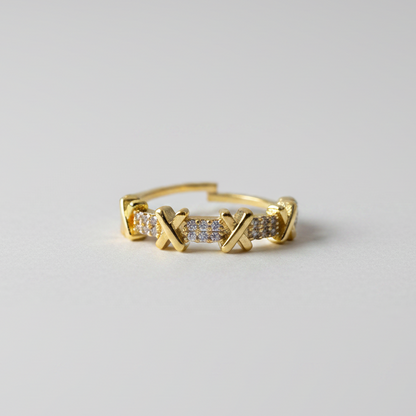Anillo Microcirconia Eslabones en X