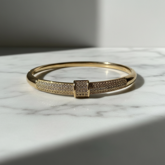 Brazalete Dorado Microcirconia Horizonte