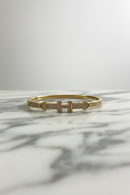 Brazalete Dorado Microcirconia Vanguardia