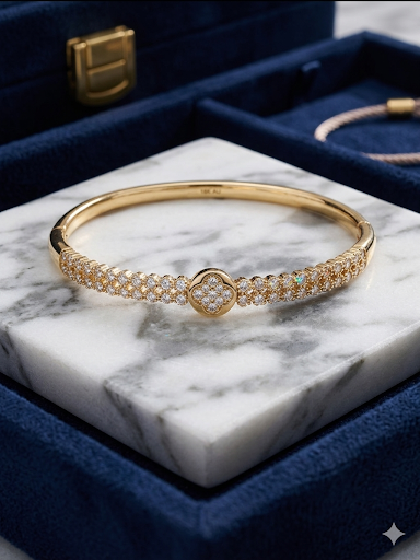 Brazalete Dorado Microcirconia Esencia