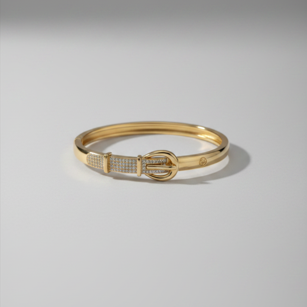 Brazalete Dorado Microcirconia Vínculo