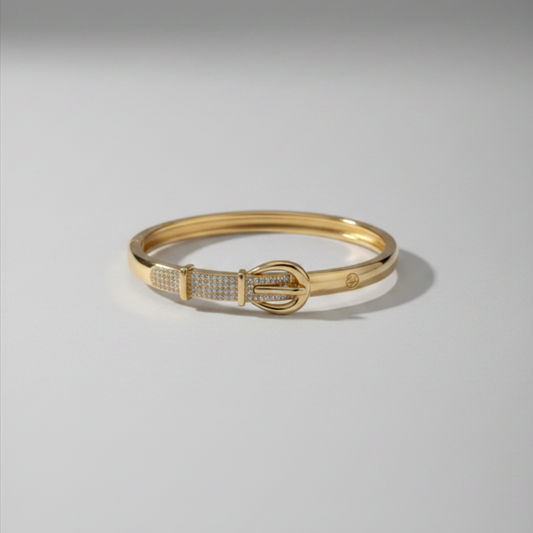 Brazalete Dorado Microcirconia Vínculo