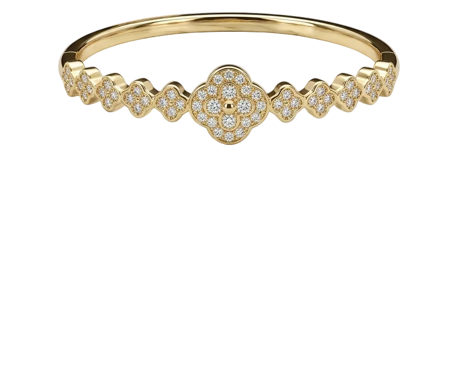 Brazalete Dorado Microcirconia Azahar