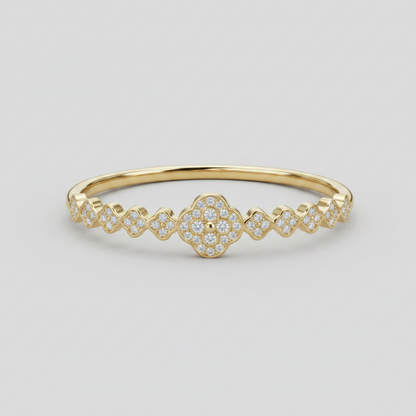Brazalete Dorado Microcirconia Azahar