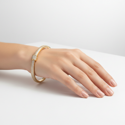 Brazalete Dorado Microcirconia Custodia