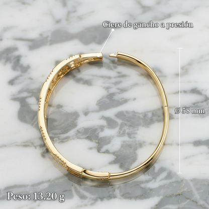 Brazalete Dorado Microcirconia Esencia