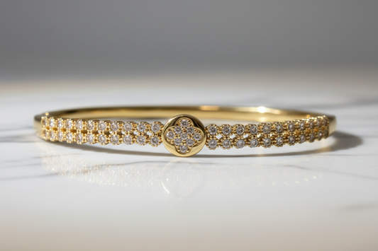 Brazalete Dorado Microcirconia Esencia